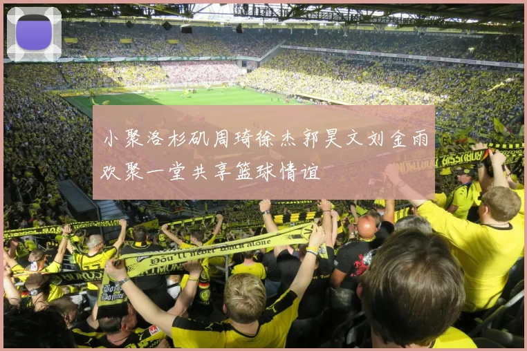 小聚洛杉矶周琦徐杰郭昊文刘金雨欢聚一堂共享篮球情谊